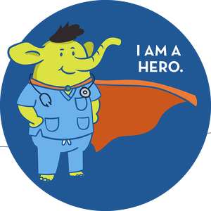 I Am A Hero Badge
